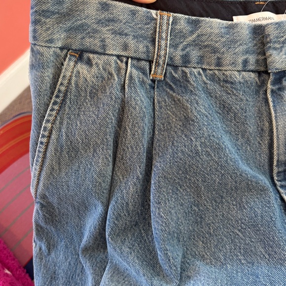 Zimmermann Women Illustration Denim Jeans NWT SIZE 2(8 us) - Picture 5 of 7